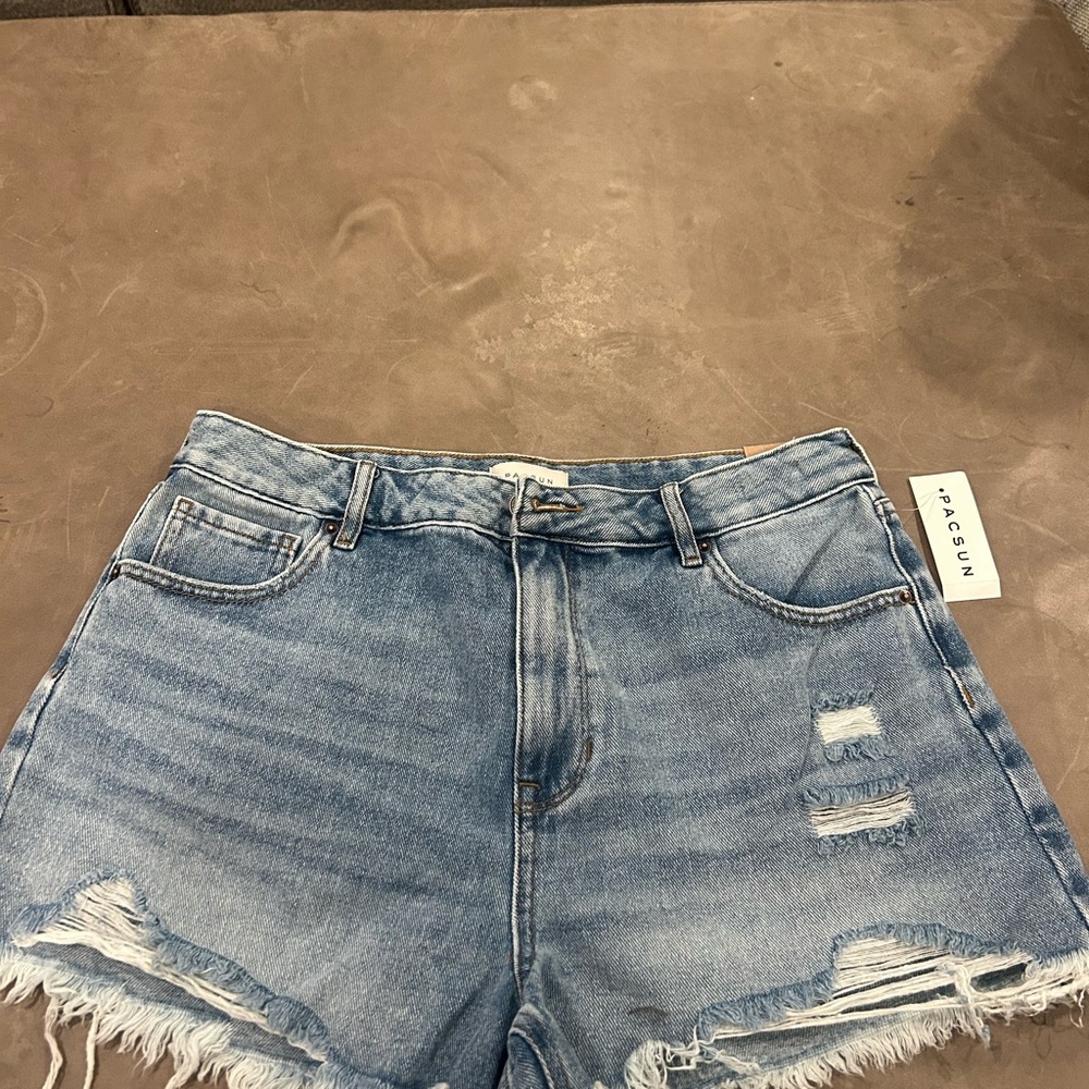 Pacsun Women's Blue Denim Shorts never worn tag on